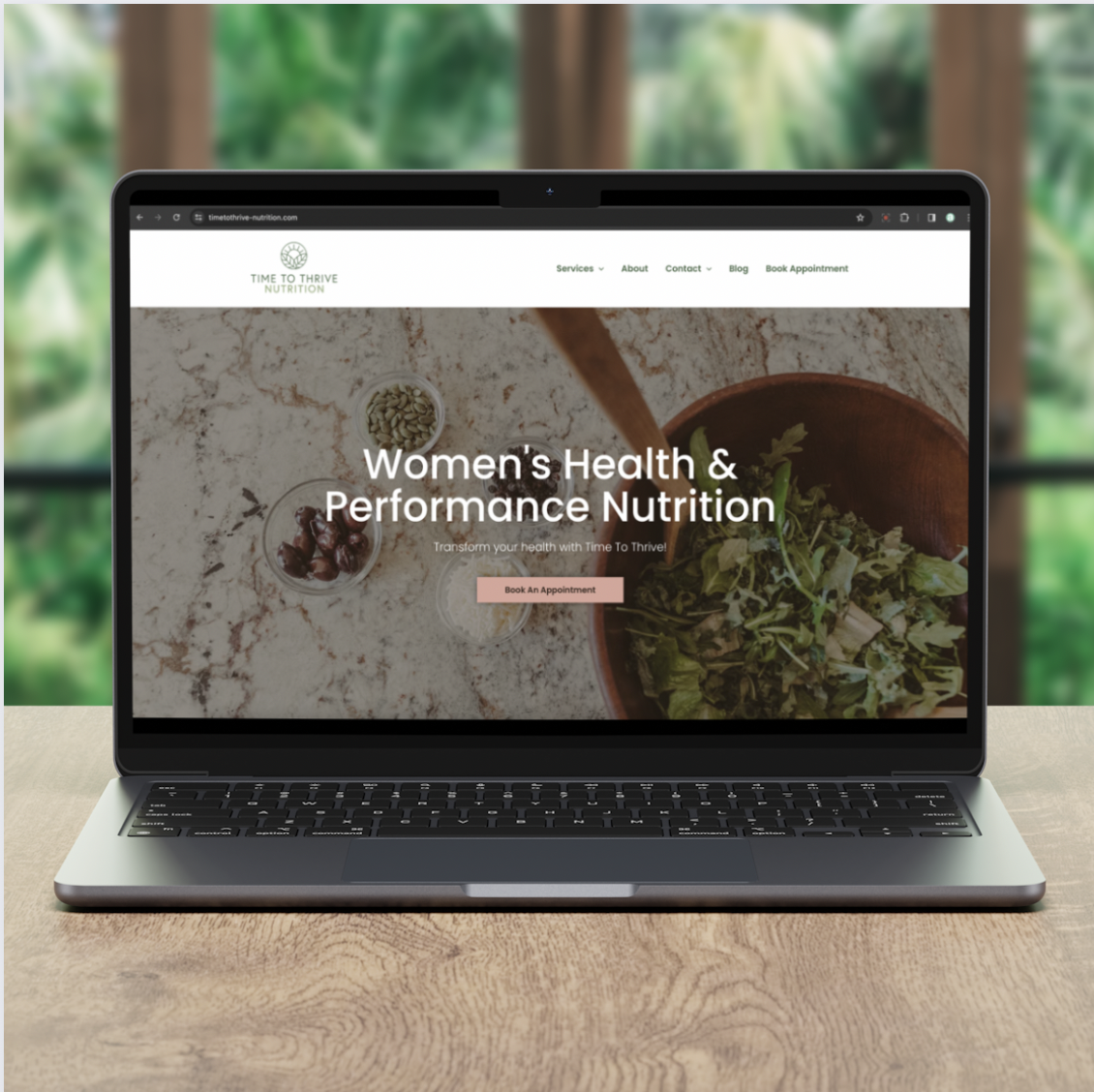 Website Design for Nutrition Company